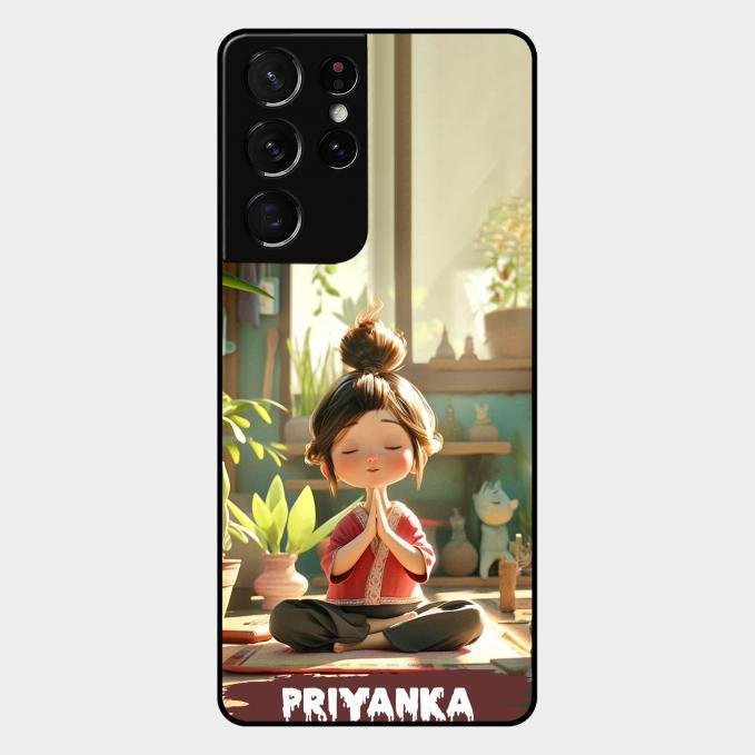 Yoga Glossy Metal Case Cover For Samsung Galaxy S21 Ultra