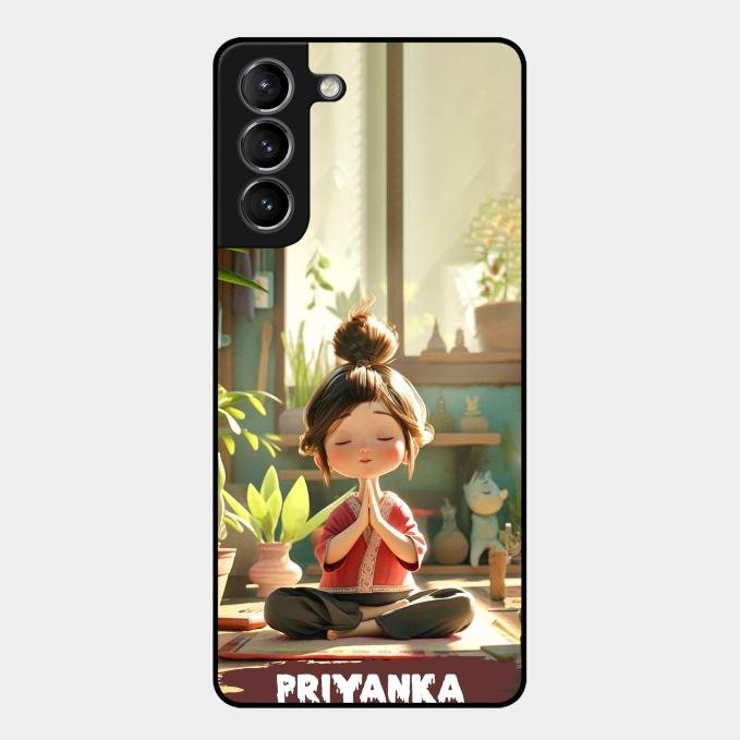 Yoga Glossy Metal Case Cover For Samsung Galaxy S21