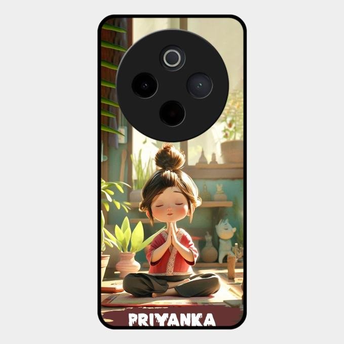Yoga Glossy Metal Case Cover For Vivo T4 5G