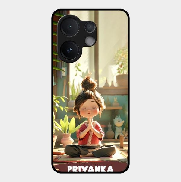 Yoga Glossy Metal Case Cover For Vivo T4 Pro 5G