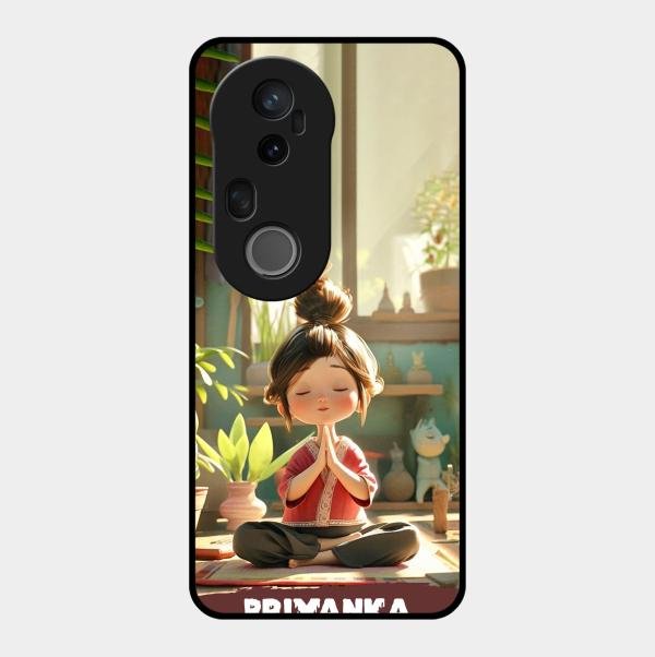 Yoga Glossy Metal Case Cover For Vivo T4 Ultra 5G