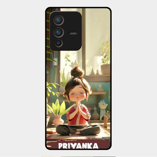 Yoga Glossy Metal Case Cover For Vivo V23 Pro 5G