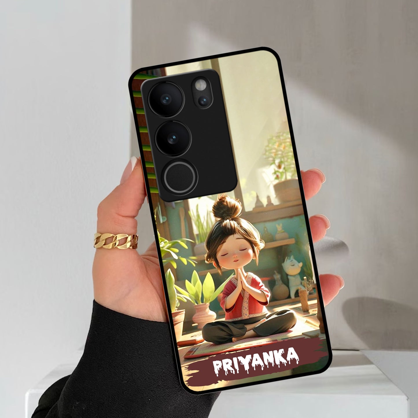 Yoga Glossy Metal Case Cover For Vivo