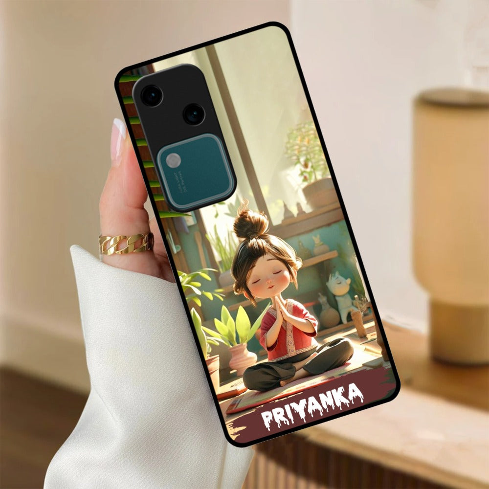 Yoga Glossy Metal Case Cover For Vivo