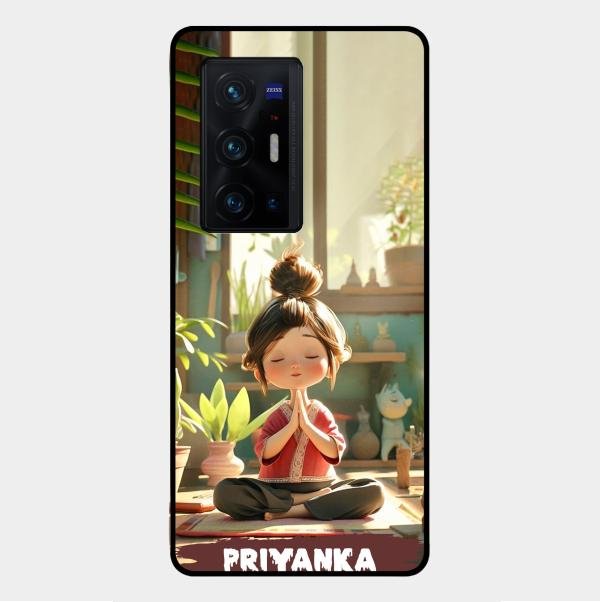 Yoga Glossy Metal Case Cover For Vivo X70 Pro Plus 5G