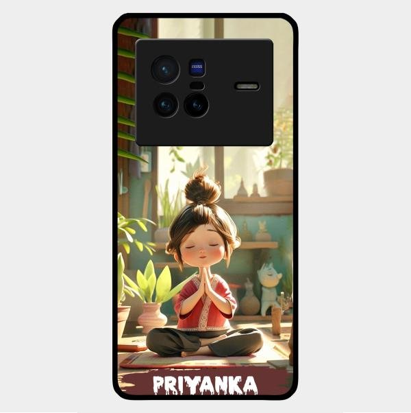 Yoga Glossy Metal Case Cover For Vivo X80 5G
