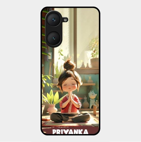 Yoga Glossy Metal Case Cover For Vivo Y18T