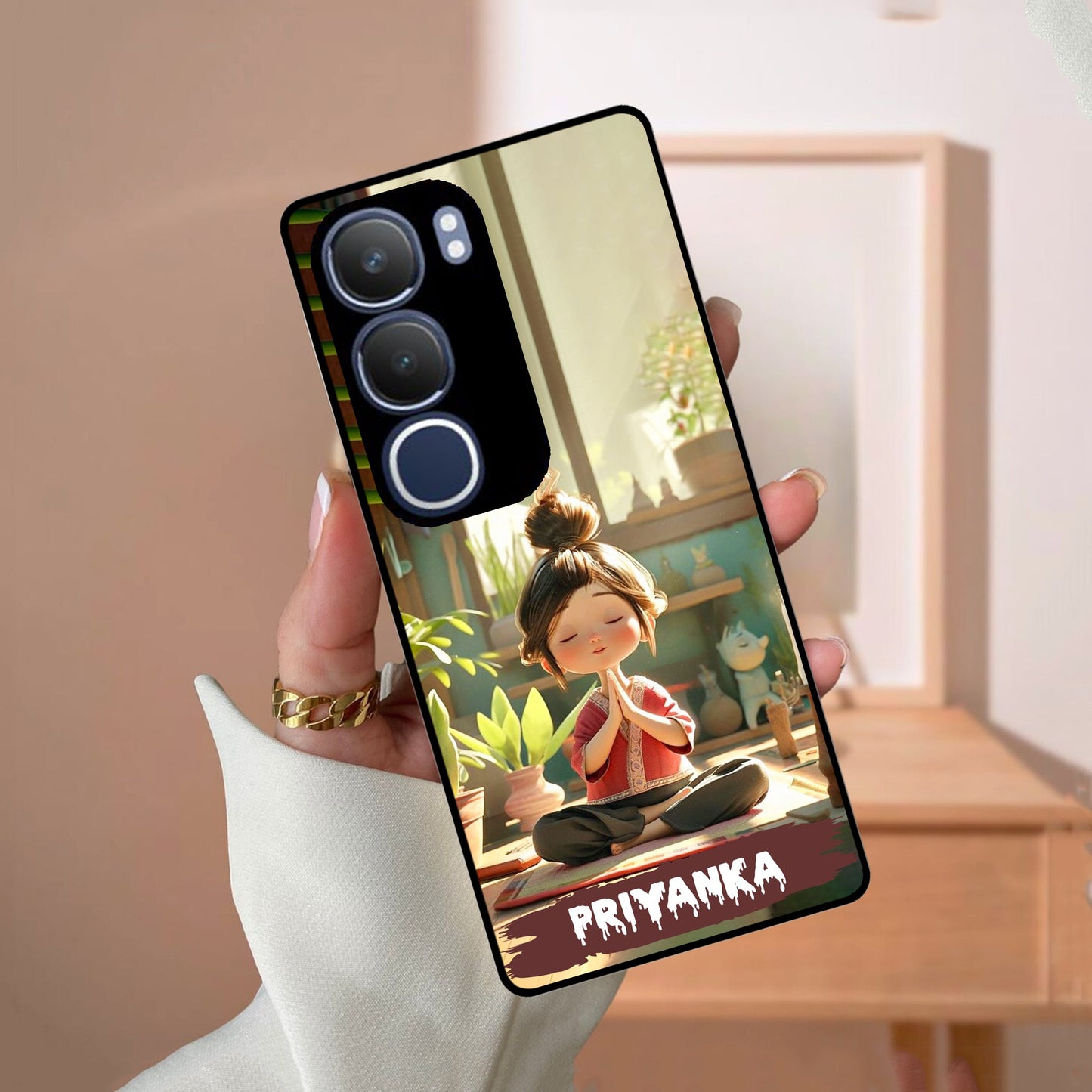 Yoga Glossy Metal Case Cover For Vivo