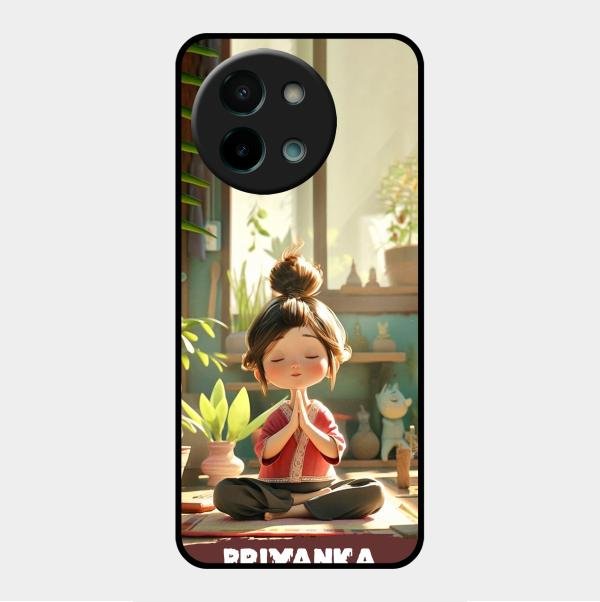 Yoga Glossy Metal Case Cover For Vivo Y58 5G