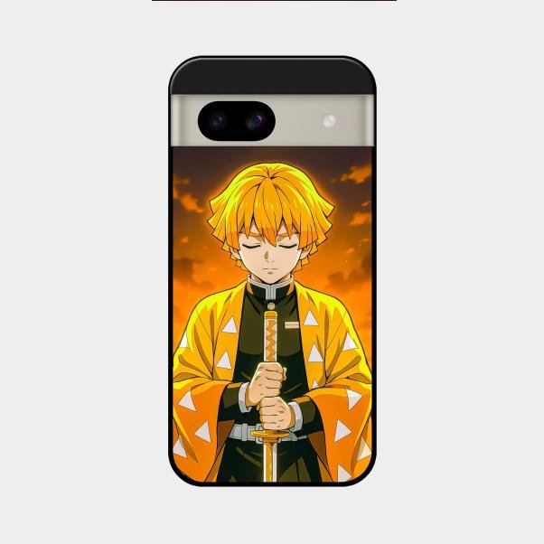 Zenitsu Glass Case Cover For Google Pixel 8A 5G