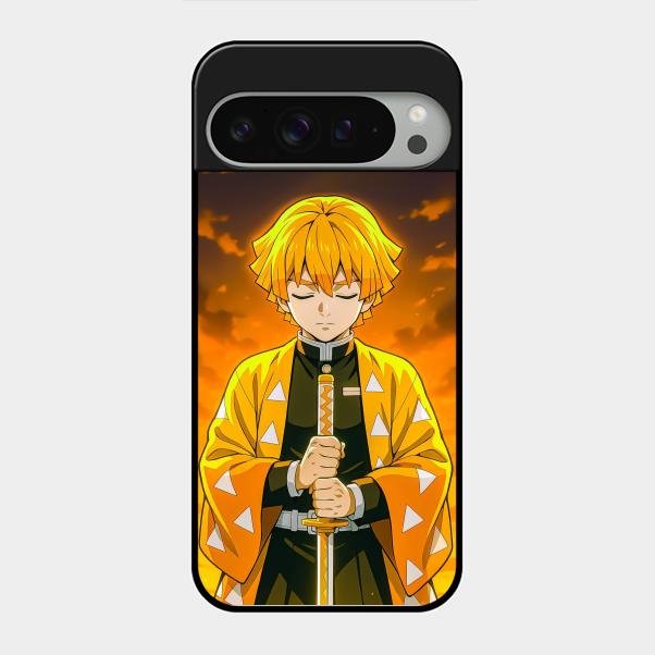 Zenitsu Glass Case Cover For Google Pixel 9 Pro Xl