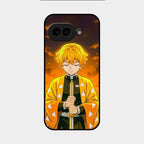 Zenitsu Glass Case Cover For Google Pixel 9A 5G