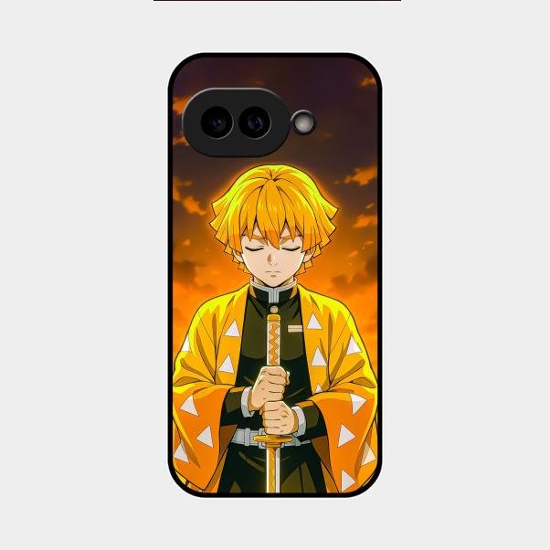 Zenitsu Glass Case Cover For Google Pixel 9A 5G