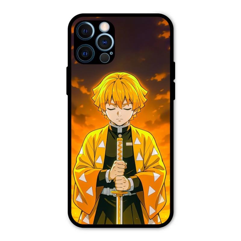 Zenitsu Glass Case Cover For iPhone 12 Pro Max