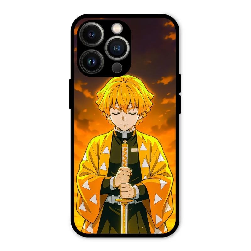 Zenitsu Glass Case Cover For iPhone 13 Pro