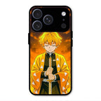 Zenitsu Glass Case Cover For iPhone 17 Pro Max