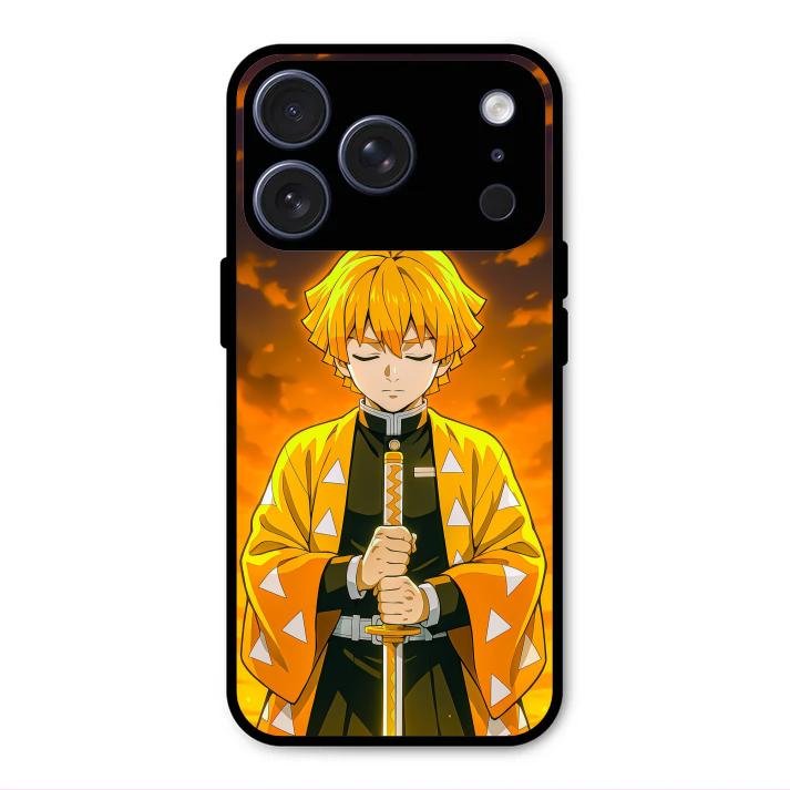 Zenitsu Glass Case Cover For iPhone 17 Pro Max
