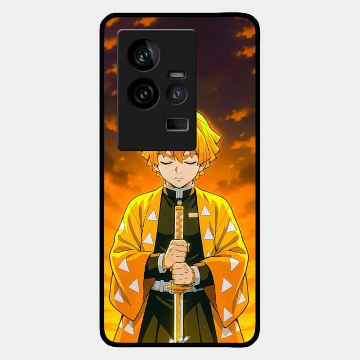 Zenitsu Glass Case Cover For Iqoo 11 5G