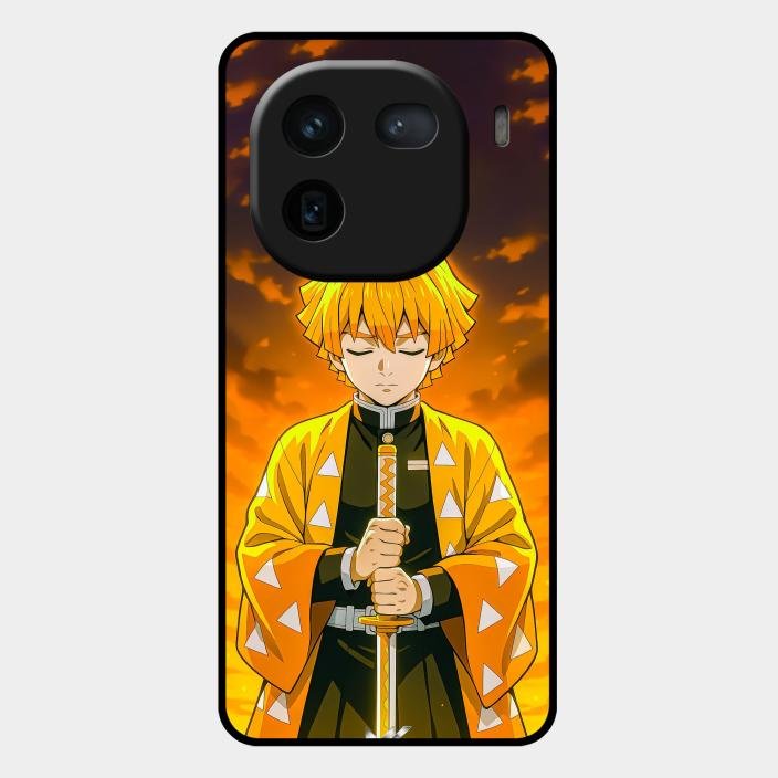 Zenitsu Glass Case Cover For Iqoo 12 5G