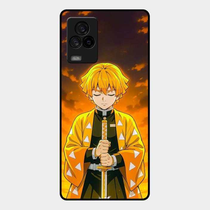 Zenitsu Glass Case Cover For Iqoo 7 Legend 5G