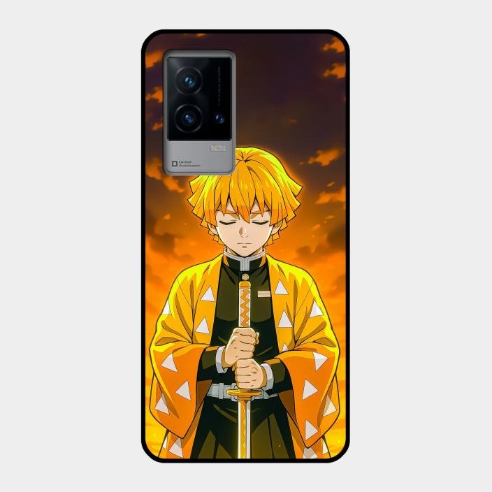 Zenitsu Glass Case Cover For Iqoo 9 5G