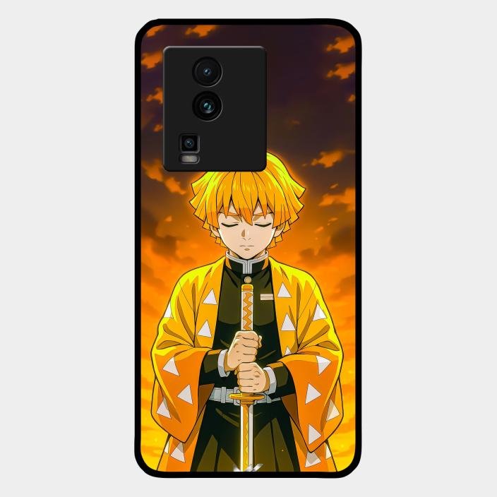 Zenitsu Glass Case Cover For Iqoo Neo 7 Pro 5G
