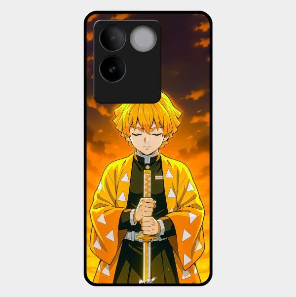 Zenitsu Glass Case Cover For Iqoo Z7 Pro 5G