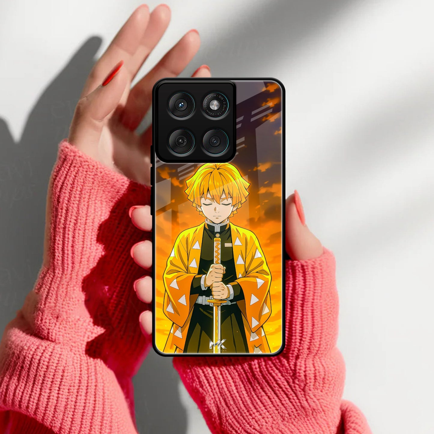 Zenitsu Glass Case Cover For Motorola