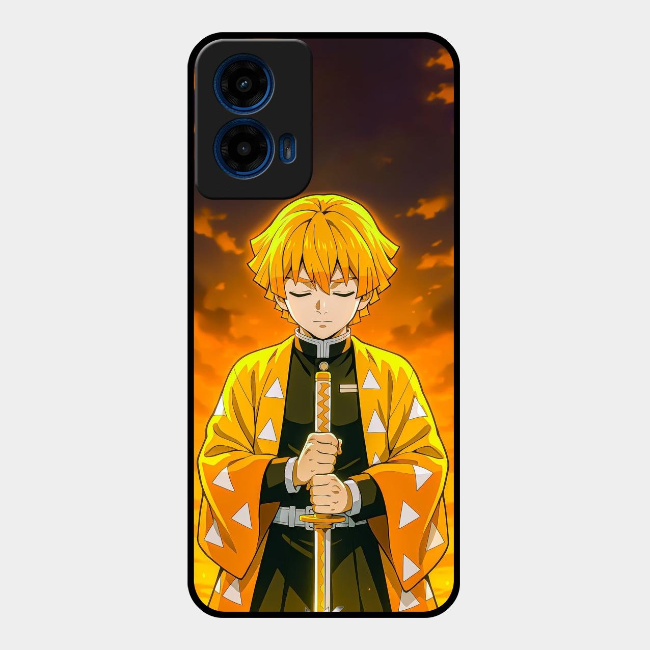 Zenitsu Glass Case Cover For Motorola G45 5G