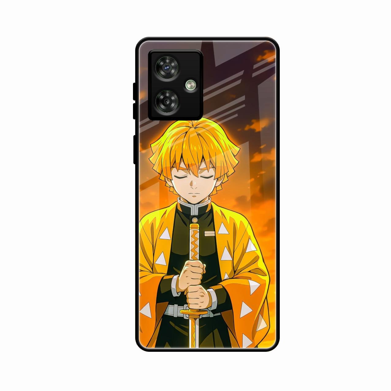 Zenitsu Glass Case Cover For Motorola G64 5G