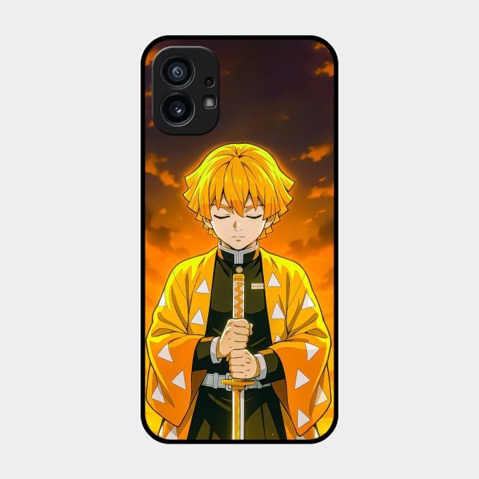 Zenitsu Glass Case Cover For Nothing Phone 1