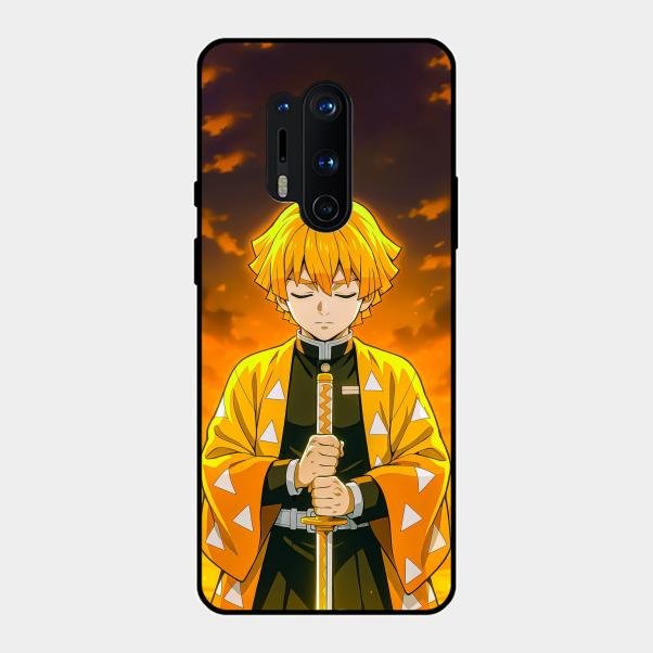 Zenitsu Glass Case Cover For Oneplus 8 Pro