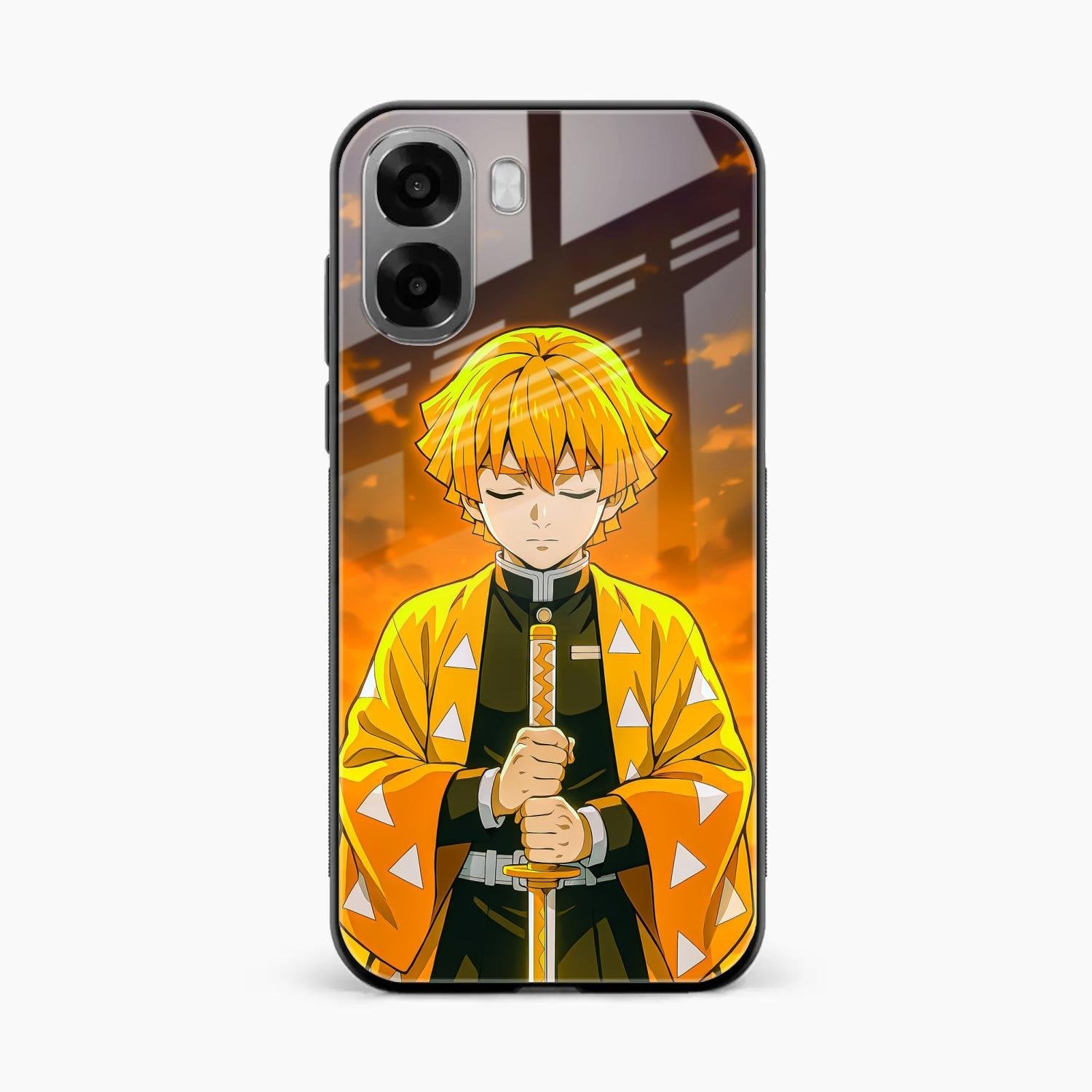 Zenitsu Glass Case Cover For Oppo A6X 5G