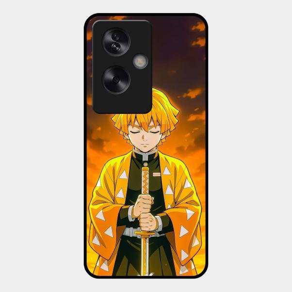 Zenitsu Glass Case Cover For Oppo A79 5G