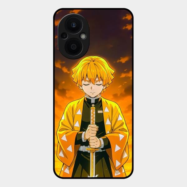 Zenitsu Glass Case Cover For Oppo F21 Pro 5G