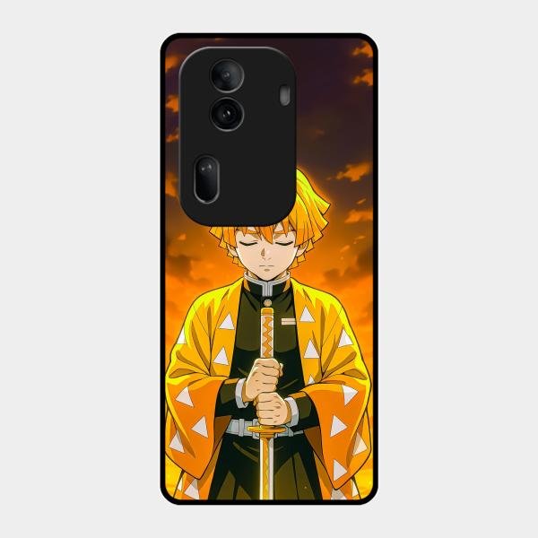 Zenitsu Glass Case Cover For Oppo Reno 11 Pro 5G