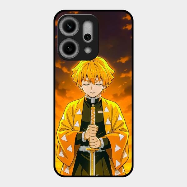 Zenitsu Glass Case Cover For Oppo Reno 14 Pro 5G