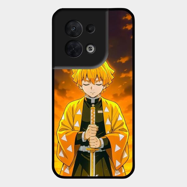 Zenitsu Glass Case Cover For Oppo Reno 8 5G