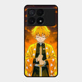 Zenitsu Glass Case Cover For Poco X6 Pro 5G