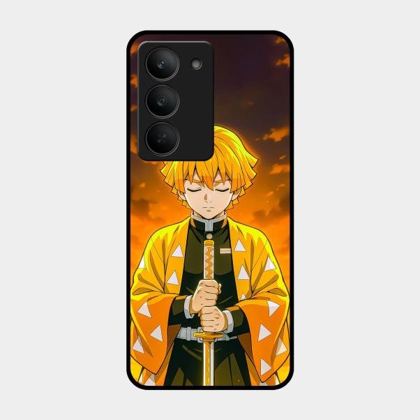 Zenitsu Glass Case Cover For Realme 14X 5G