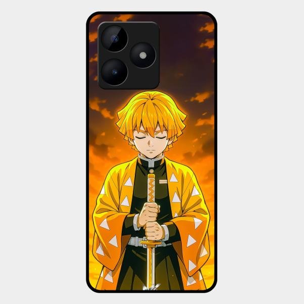 Zenitsu Glass Case Cover For Realme C53