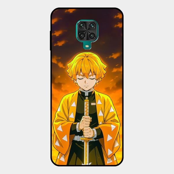 Zenitsu Glass Case Cover For Redmi Note 10 Lite