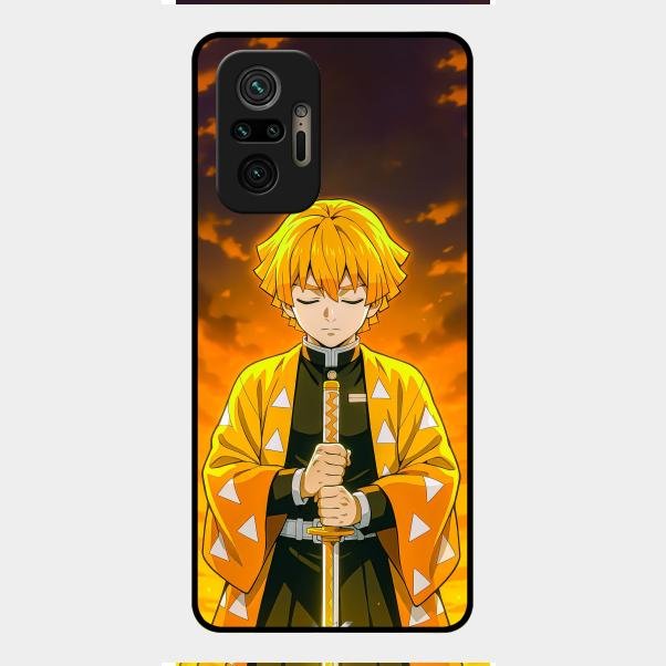 Zenitsu Glass Case Cover For Redmi Note 10 Pro Max