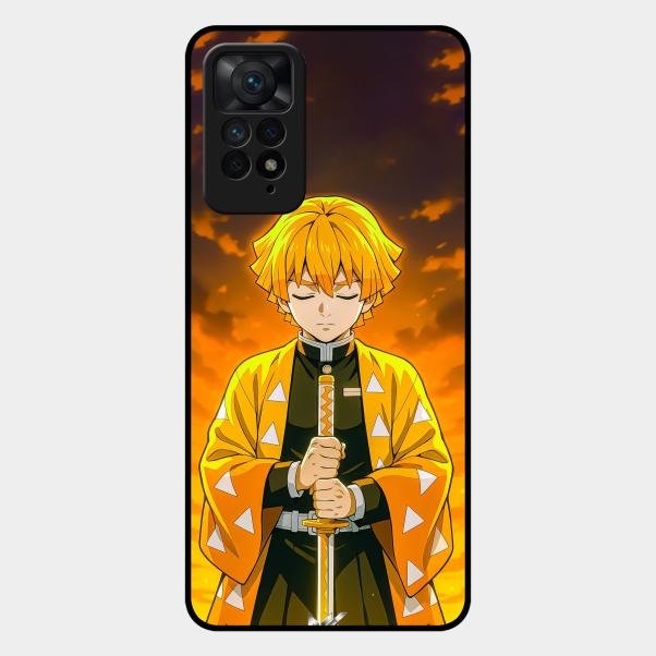 Zenitsu Glass Case Cover For Redmi Note 11 Pro 5G