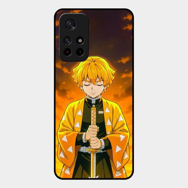 Zenitsu Glass Case Cover For Redmi Note 11T 5G