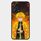 Zenitsu Glass Case Cover For Redmi Note 12 5G