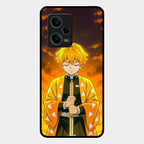 Zenitsu Glass Case Cover For Redmi Note 12 Pro Plus 5G