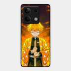 Zenitsu Glass Case Cover For Redmi Note 13 5G