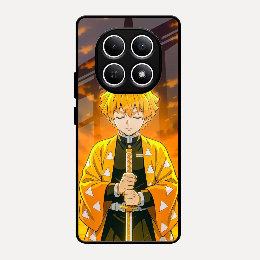 Zenitsu Glass Case Cover For Redmi Note 15 5G
