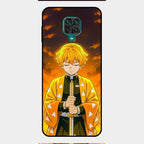 Zenitsu Glass Case Cover For Redmi Note 9 Pro Max